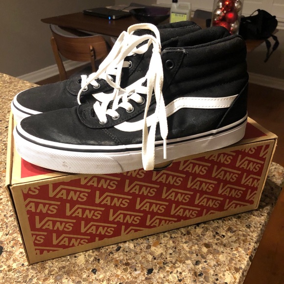 Women’s Vans Ward Hi - black & white - Picture 3 of 8